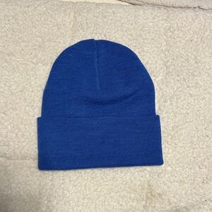 Blue Knit Beanie